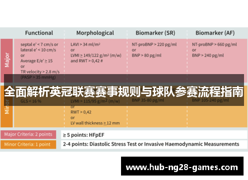 全面解析英冠联赛赛事规则与球队参赛流程指南 全面解析英冠联赛赛事规则与球队参赛流程指南